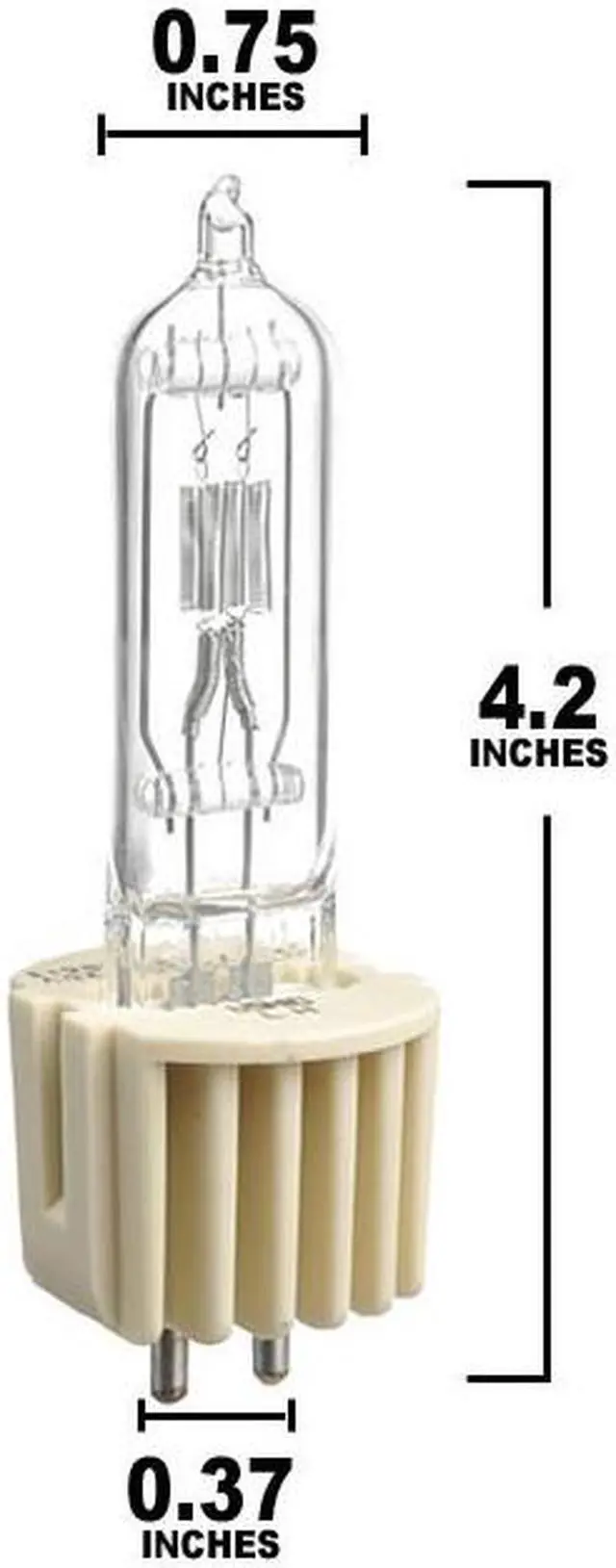 Alt view image 2 of 3 - Ushio 1000667 - HPL-375/115X+ JS115V-375WX Projector Light Bulb