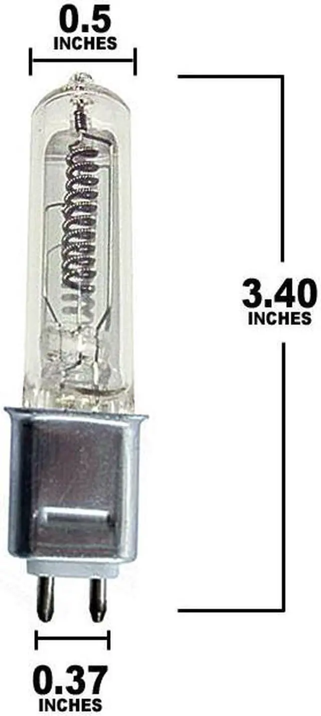 Alt view image 2 of 4 - OSRAM EHD bulb 500w 120v G9.5 3000k Single Ended Halogen Light Bulb
