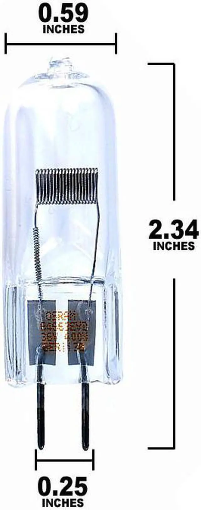 Alt view image 4 of 4 - OSRAM EVD 64663 HLX 400w 36v G6.35 Halogen light Bulb