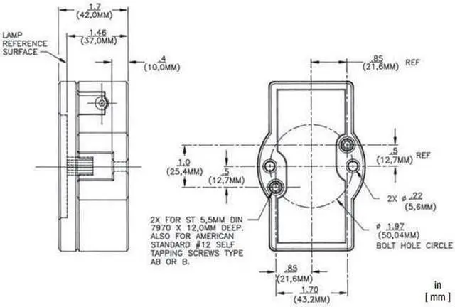 Alt view image 3 of 4 - OSRAM G38 Socket No Leads
