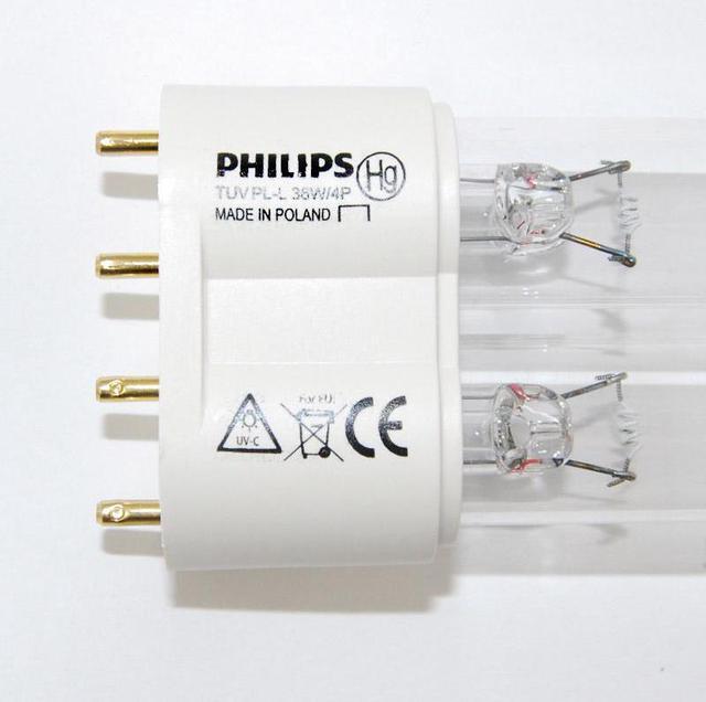 Alt view image 3 of 4 - Philips TUV PL-L 36Q/4P 36W 4-Pin 2G11 16inch UV-C lamp