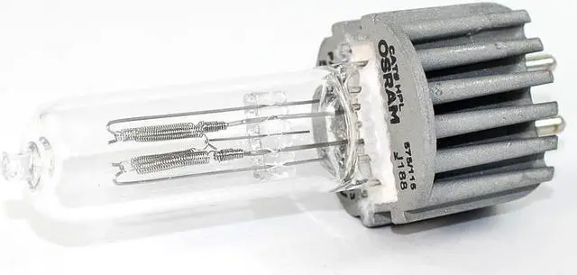 Alt view image 2 of 3 - OSRAM HPL 575w 115v Halogen Heat Sink Base Light Bulb