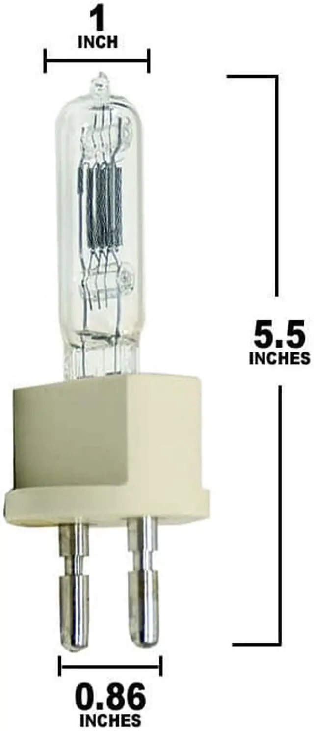 Alt view image 2 of 3 - Sylvania 54664 - 1000T7Q/4CL (EGT) Projector Light Bulb