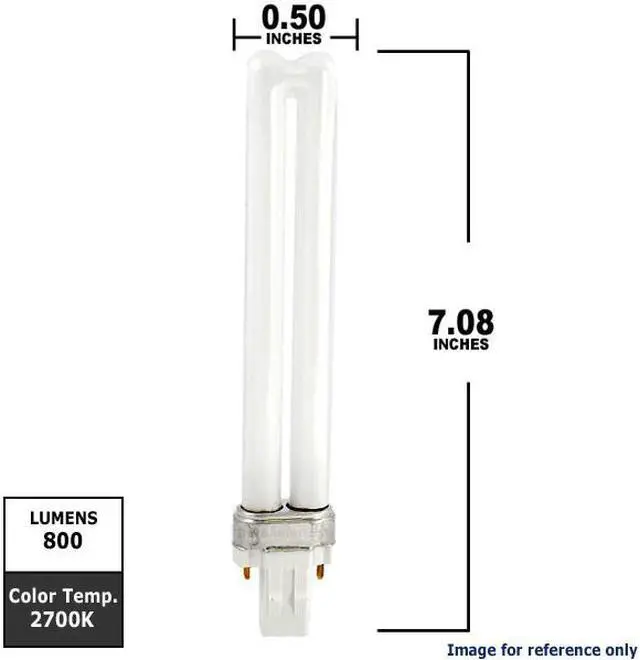 Alt view image 2 of 5 - USHIO Compact Fluorescent 13w CF13S/827 Light Bulb
