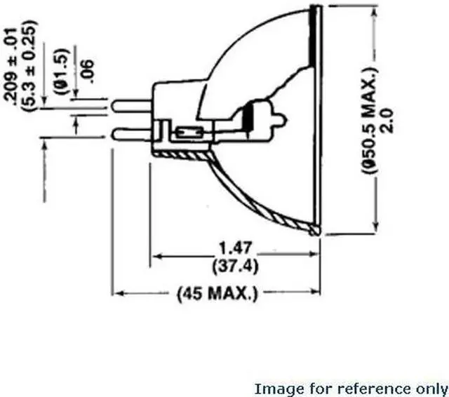 Alt view image 6 of 7 - EXY bulb OSRAM MR13 250w 82v GX5.3 Halogen Light Bulb