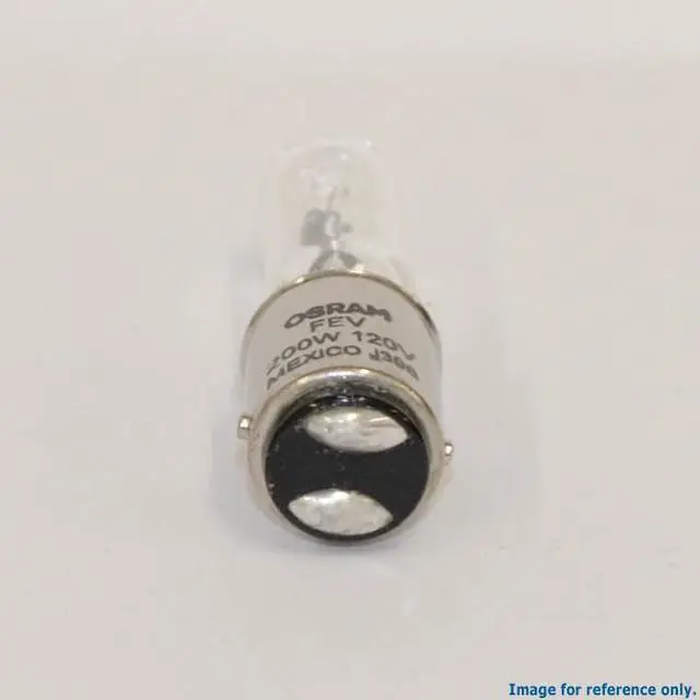 Alt view image 3 of 5 - OSRAM FEV 200w 120v BA15d Halogen light Bulb