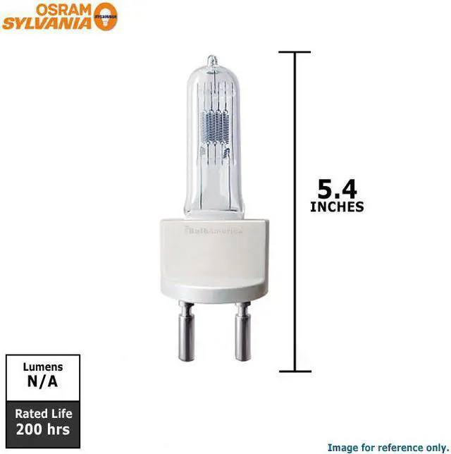 Alt view image 3 of 3 - OSRAM 1000w 230v FKJ 64747 CP/71 G22 Single Ended Halogen Light Bulb