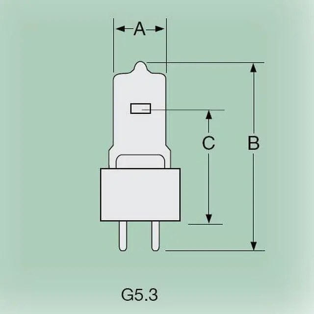 Alt view image 4 of 5 - Ushio 1000254 - DZA JC10.8V-30W C-6 400 Hours Projector Light Bulb