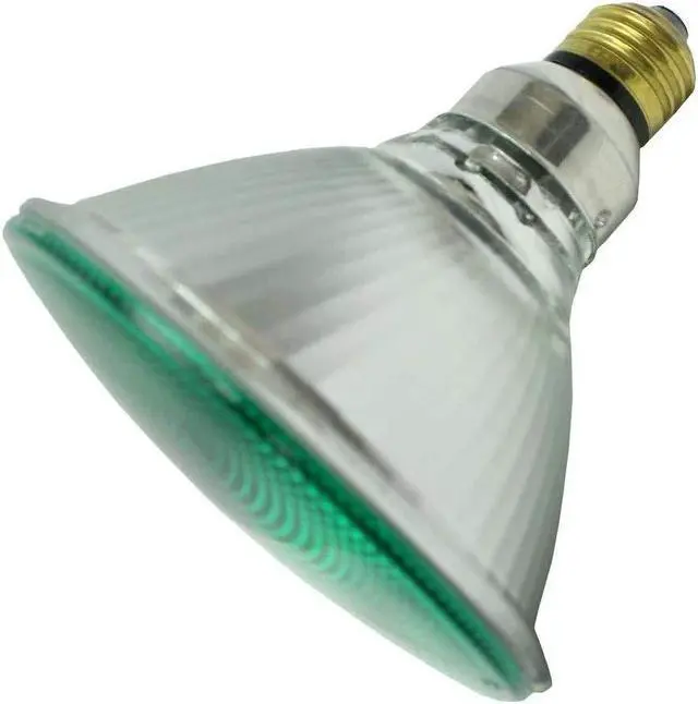 Alt view image 3 of 4 - SYLVANIA 16665 Green 90W PAR38 120V Halogen Light Bulb