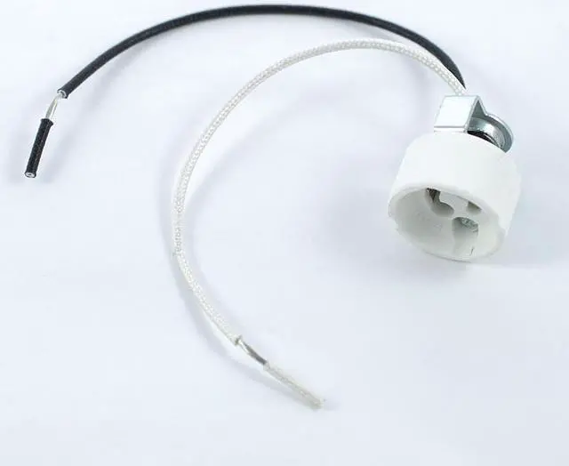 Main image of Satco 80-1796 GU10 ceramic socket with 1/8 IP hickey lampholder