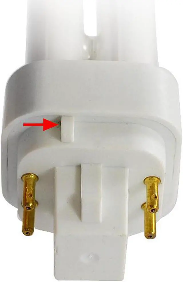 Alt view image 6 of 9 - SYLVANIA CF18DD/E/830 18w G24Q-2 base 3000k CFL Bulb - 20724
