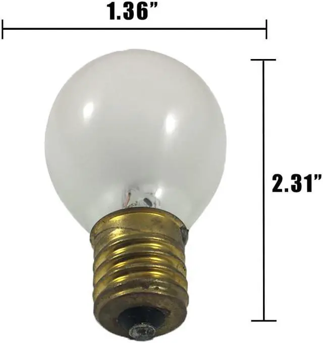 Alt view image 3 of 5 - PHILIPS 140756 40W 130V S11 E17 Base Incandescent Frost Light Bulb