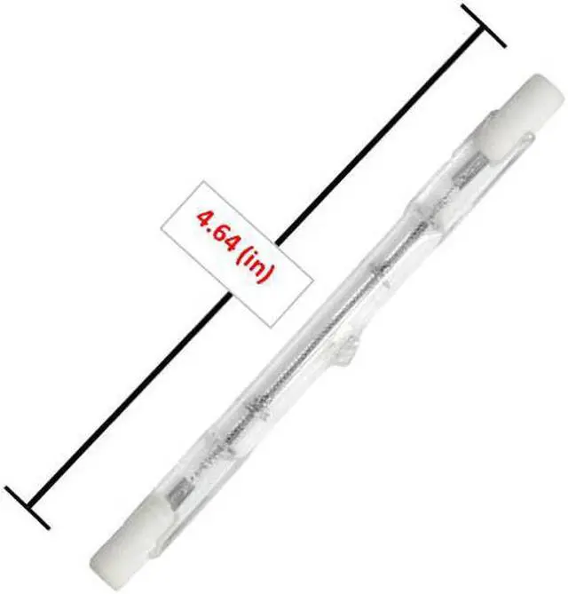 Alt view image 2 of 4 - Platinum 200W 120V Clear Double Ended 118mm Halogen Bulb