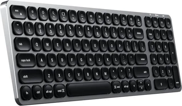 Alt view image 6 of 7 - Satechi Compact Backlit Bluetooth Keyboard – Wireless Bluetooth 5.0 & Multi-Device Sync – Compatible with 2020/2018 MacBook Air, 2020/2018 iPad Pro, 2020/2019 MacBook Pro, 2012 & Later Mac Devices