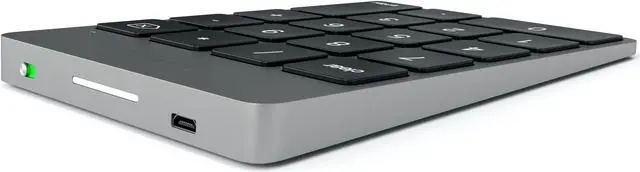 Alt view image 7 of 7 - Satechi Slim Aluminum Bluetooth Wireless 18-Key Keypad Keyboard Extension - Compatible with 2017 iMac, iMac Pro, MacBook Pro, MacBook, iPad, iPhone, Dell, Lenovo and More