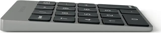 Alt view image 4 of 7 - Satechi Slim Aluminum Bluetooth Wireless 18-Key Keypad Keyboard Extension - Compatible with 2017 iMac, iMac Pro, MacBook Pro, MacBook, iPad, iPhone, Dell, Lenovo and More