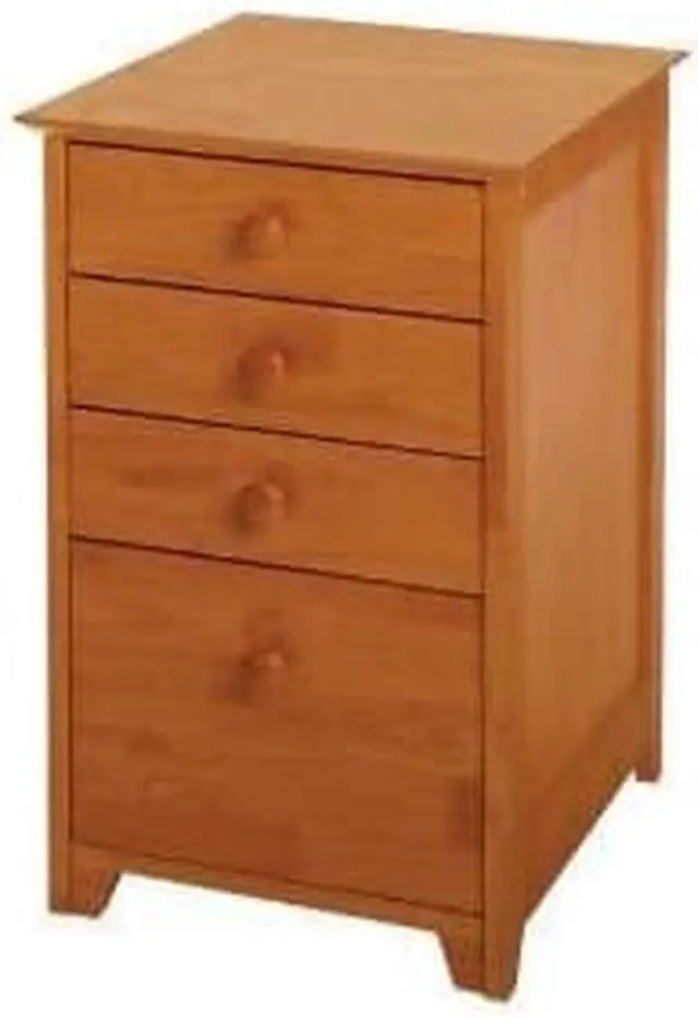 Main image of Winsome 99428 Honey Beechwood FILE CABINET 4-DRAWER