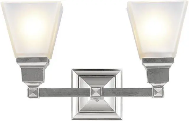 Main image of Livex Lighting Mission Bath Light in Brushed Nickel - 1032-91