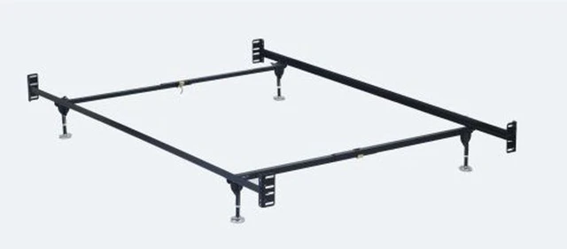 Main image of Standard Twin/Full Adjustable Bed Frame with Headboard/Footboard Attachment and Glides By Hollywood Bed Frame