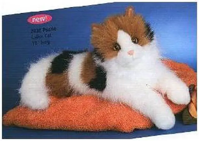 Alt view image 2 of 10 - Douglas 16" Long Puzzle Calico Cat