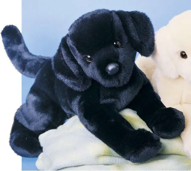 Alt view image 2 of 7 - Chester Black Lab 16" by Douglas Cuddle Toys