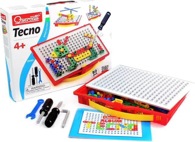 Alt view image 4 of 4 - Quercetti Tecno Building Toy