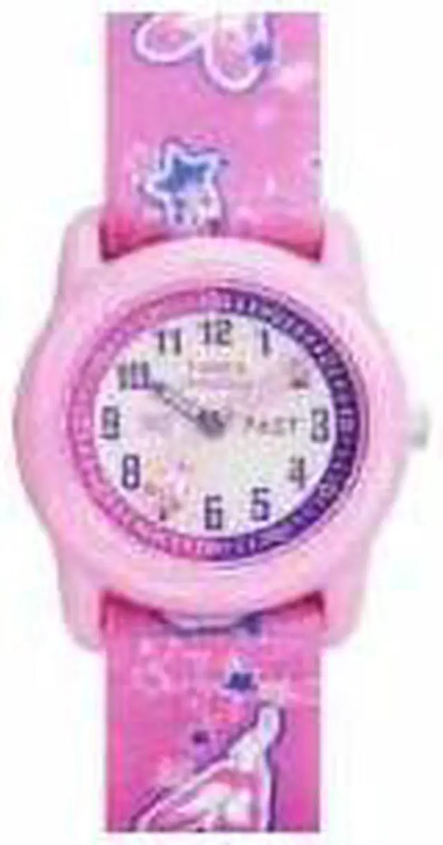 Main image of Timex Analog Youth Watch - Kidz Analog | Pink Case with Ballerina Design