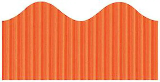Main image of Pacon Bordette Decorative Border, 2 1/4" X 50' Roll, Orange 37106