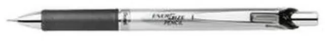 Main image of Pentel Mechanical Pencil Retrac. Tip Latex Rubber Grip .5mm Black PL75A