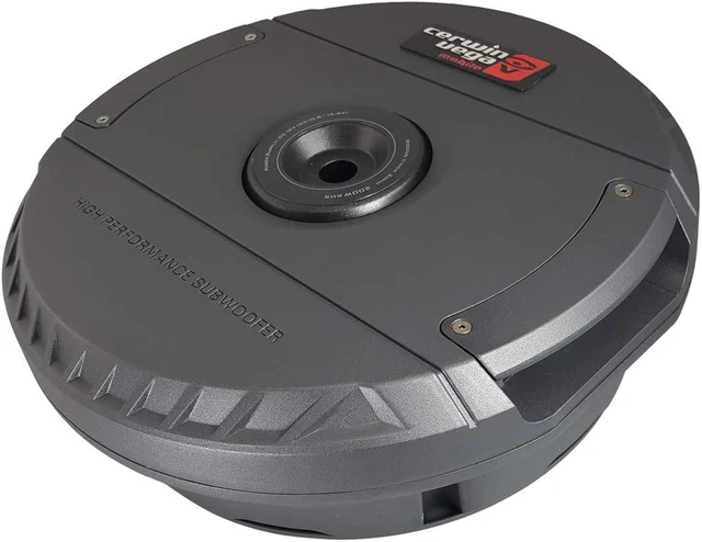 Main image of Cerwin Vega VPSTX12 12" 600W Max / 150W RMS Powered Active Subwoofer Spare tire Application Shallow Version