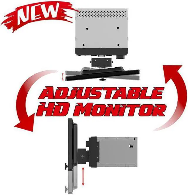 Alt view image 3 of 9 - Power Acoustik CPAA-70D10F Double Din Floating 10.6" Multimedia Touchscreen || CPAA-70D10F Floating