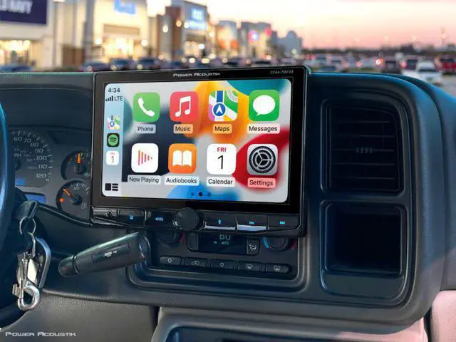 Alt view image 4 of 9 - Power Acoustik CPAA-70D10F Double Din Floating 10.6" Multimedia Touchscreen || CPAA-70D10F Floating