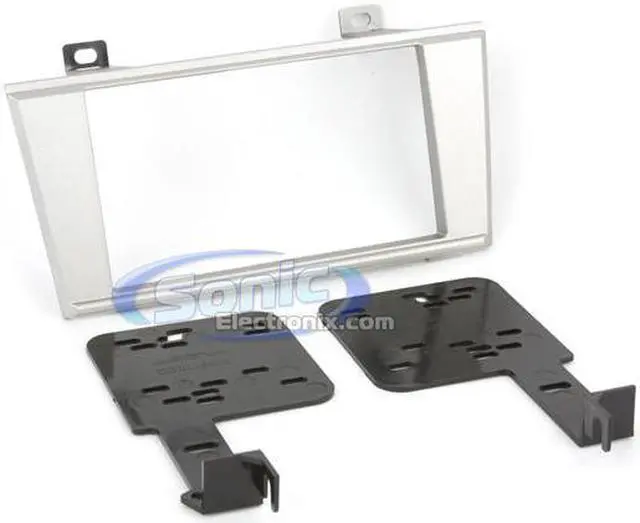 Main image of Metra 95-5000S (Silver) Double DIN Installation Dash Kit for 2000-2006 Lincoln LS or 2002-2005 Ford T-Bird