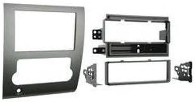 Main image of Metra 99-7424 Single DIN/Double DIN Installation Kit for 2008-up Nissan Titan (Silver)