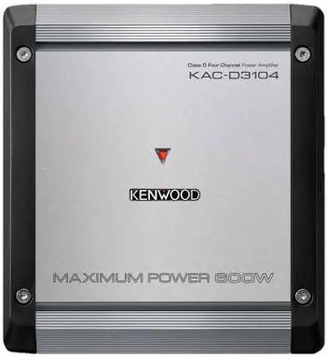 Main image of Kenwood KAC-D3104 4 Channel 600 Watts Max Power Amplifier