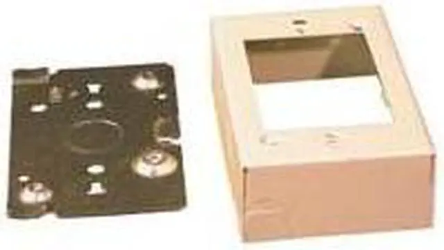 Main image of LEGRAND V5741 Device Box, 500, 700 Series, 1.37 in H, 4-5/8 in L, Ivory