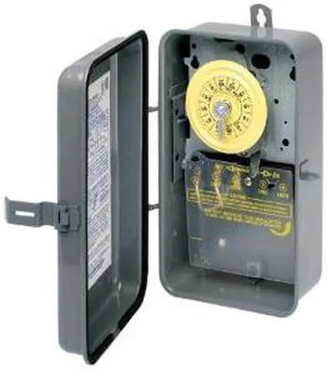 Main image of Electromechanical Timer, 125VAC Voltage, 40 Amps, Max. Time Setting: 23 hr.