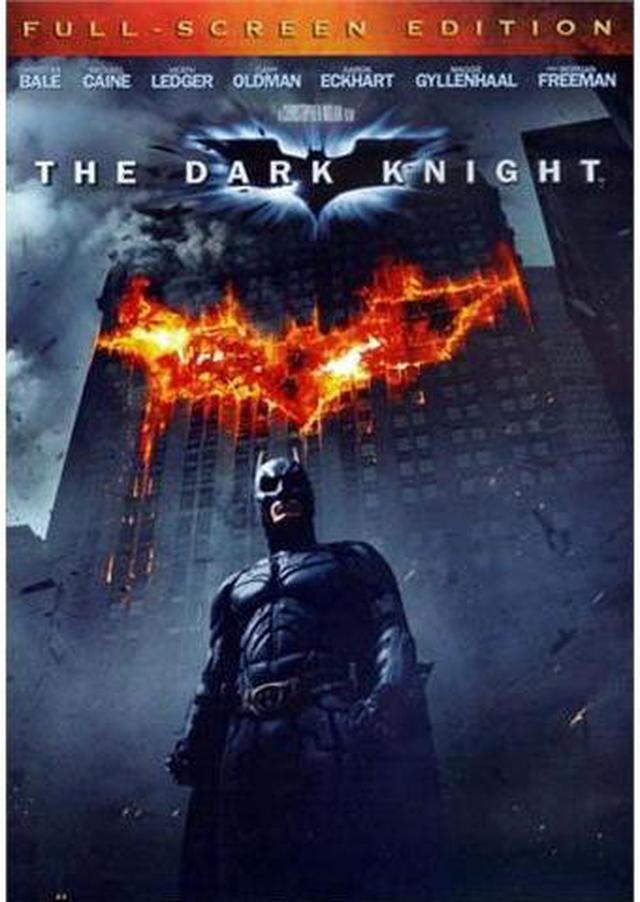 Main image of The Dark Knight (Full-Screen Single-Disc Edition / DVD) Christian Bale, Heath Ledger, Maggie Gyllenhaal, Aaron Eckhart, Michael Caine