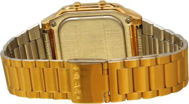 Alt view image 4 of 11 - Casio DB-360G-9A Casual Gold Multi-lingual Digital Watch w/ Databank Chronograph