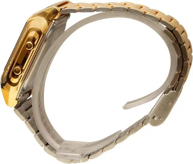 Alt view image 3 of 11 - Casio DB-360G-9A Casual Gold Multi-lingual Digital Watch w/ Databank Chronograph