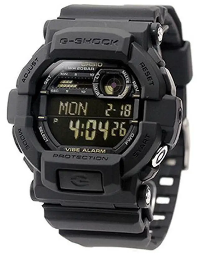 Alt view image 4 of 12 - Casio G-Shock Mens Shock Resistant Digital Sports Watch - Black - GD-350-1BCR