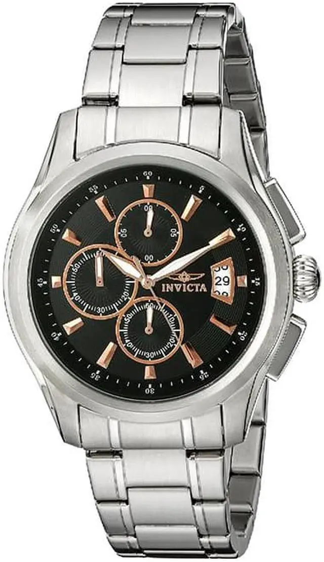 Alt view image 8 of 11 - Invicta  Specialty 1483  Stainless Steel Chronograph  Watch