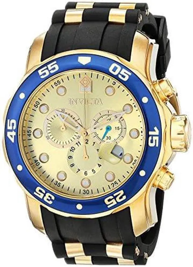 Alt view image 4 of 19 - Invicta  Pro Diver 17881  Stainless Steel, Polyurethane Chronograph  Watch