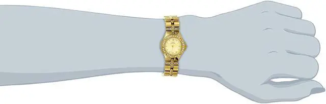 Alt view image 4 of 15 - Invicta 0134 Women's Wildflower 18K Gp Ss Gold-Tone Dial 18K Gp Ss Watch