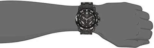 Alt view image 9 of 15 - Invicta Men's Pro Diver 6986  Stainless Steel, Silicone Chronograph  Watch