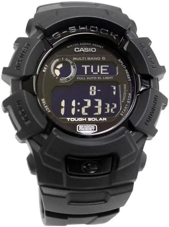 Alt view image 5 of 13 - Casio G-Shock Blackout Solar Atomic Watch GW2310FB-1