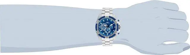 Alt view image 5 of 20 - Invicta Men's 25513 Bolt Quartz Chronograph Blue Dial Watch