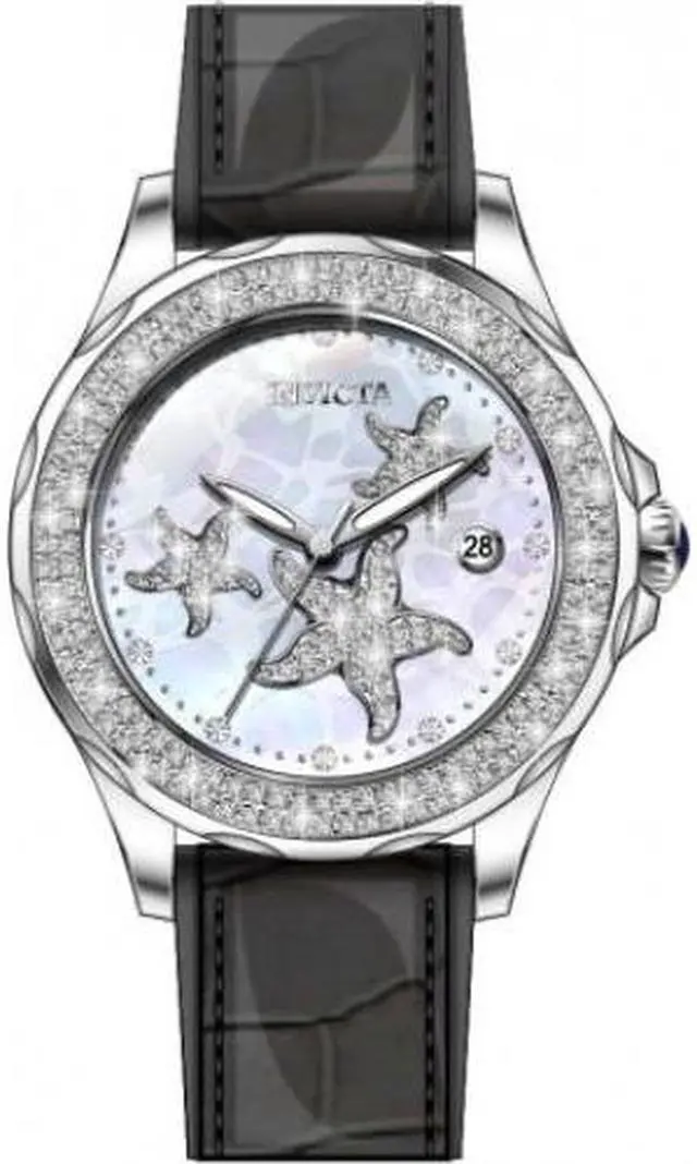 Alt view image 2 of 5 - Invicta Women's 32664 Wildflower Quartz 3 Hand Platinum Dial Watch