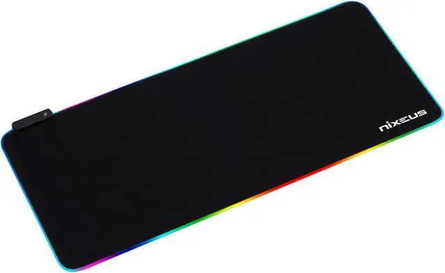 Alt view image 2 of 5 - Nixeus Type-X RGB Gaming Mouse Pad