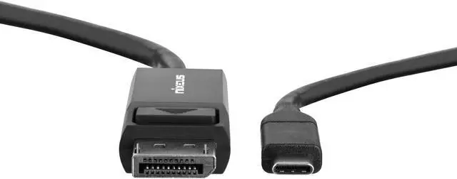 Alt view image 3 of 3 - Nixeus USB Type-C to DisplayPort Cable (6 ft) - Thunderbolt 3 Compatible and USB 3.1 Compatible for up to 4K 60Hz Monitors, FHD 1080P 240Hz, QHD 144Hz and 3440 x 1440 Wide QHD 144Hz Gaming Monitors